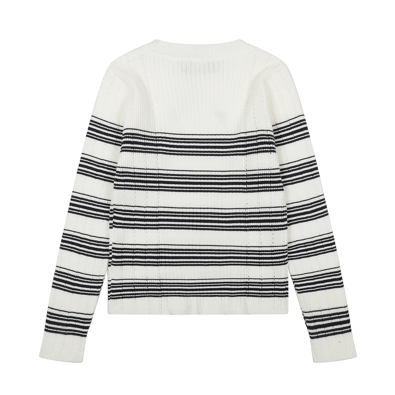 vivienne west wood 25 early autumn new style Queen Mother West classic Saturn jacquard striped round neck wool sweater long-sleeved sweater. The fabric is soft, waxy and elastic. It is versatile and slim. Style number: V418. Wholesale price: Size: One size fits all. Color: White Royal Blue
